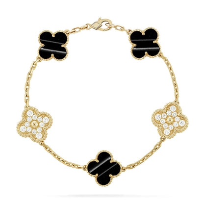 [?Vintora] CLOVER 5 MOTIF PULSAR STONE BRACELET COLLECTION