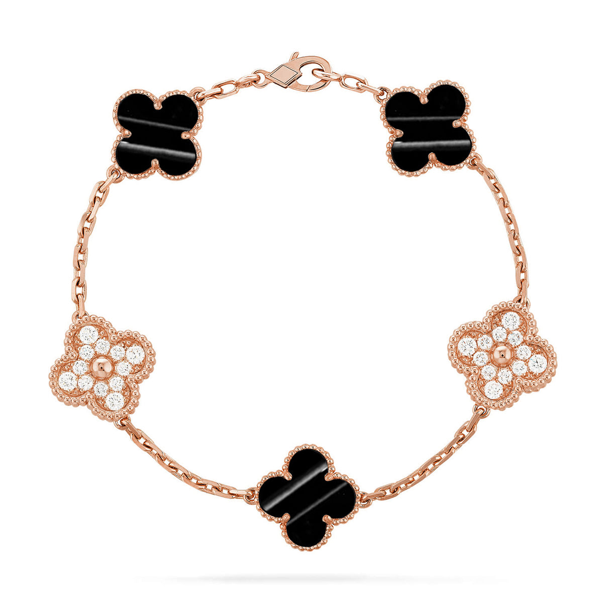 [?Vintora] CLOVER 5 MOTIF PULSAR STONE BRACELET COLLECTION