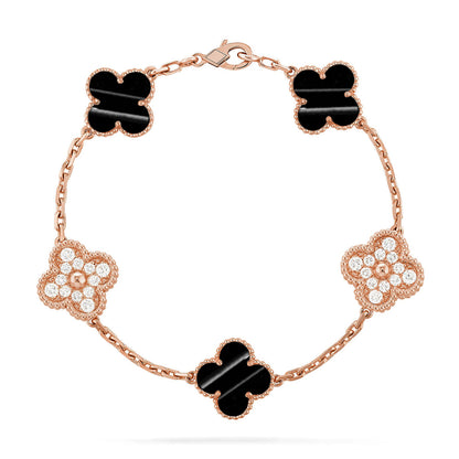 [?Vintora] CLOVER 5 MOTIF PULSAR STONE BRACELET COLLECTION