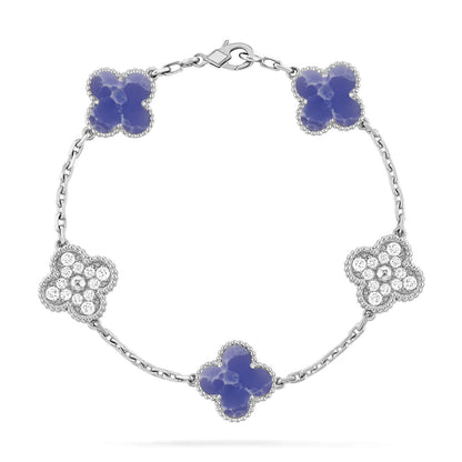 [?Vintora]CLOVER 5 MOTIF BLUE VEINS BRACELET COLLECTION
