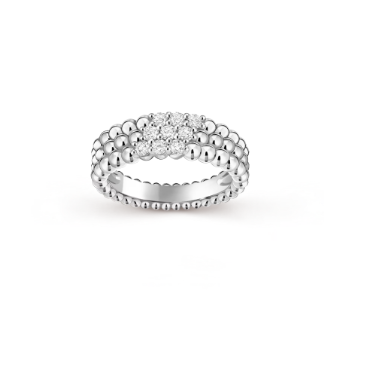 [Vintora]Three-row diamond ring