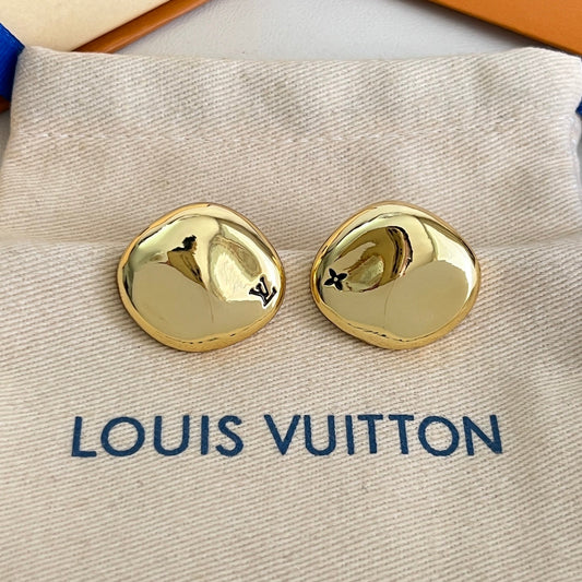 [Vintora]Gold Paris Stud Earrings