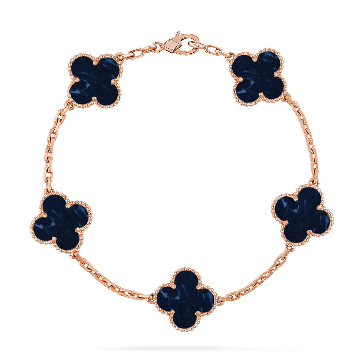 [?Vintora]CLOVER 5 MOTIF PIETERSITE BRACELET COLLECTION