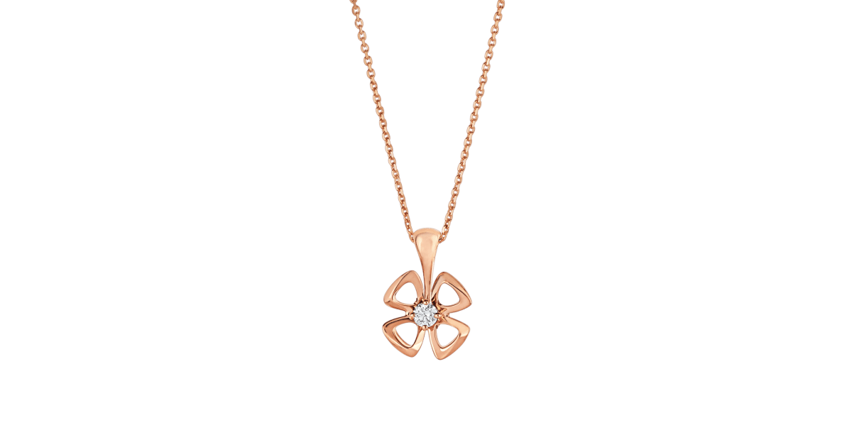 [Vintora]FIOREVER NECKLACE DIAMOND CENTER