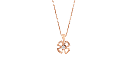 [Vintora]FIOREVER NECKLACE DIAMOND CENTER