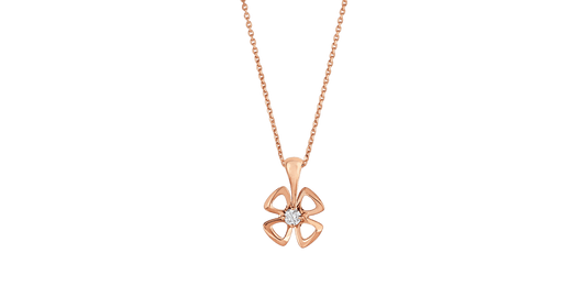[Vintora]FIOREVER NECKLACE DIAMOND CENTER