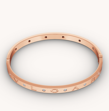 [Vintora]ZERO 1 PINK GOLD 12 DIAMONDS BRACELET