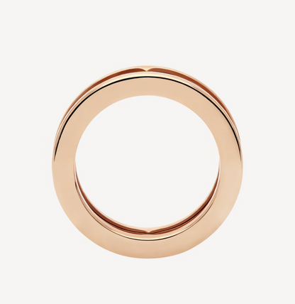 [Vintora]ZERO 1 ONE-BAND WITH OPENWORK LOGO SPIRAL RING
