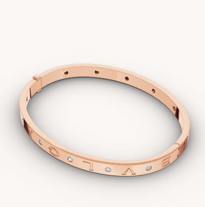 [Vintora]ZERO 1 PINK GOLD 12 DIAMONDS BRACELET