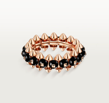 [Vintora]CLASH ELEGANT ROSE GOLD RING FEATURING NATURAL AGATE