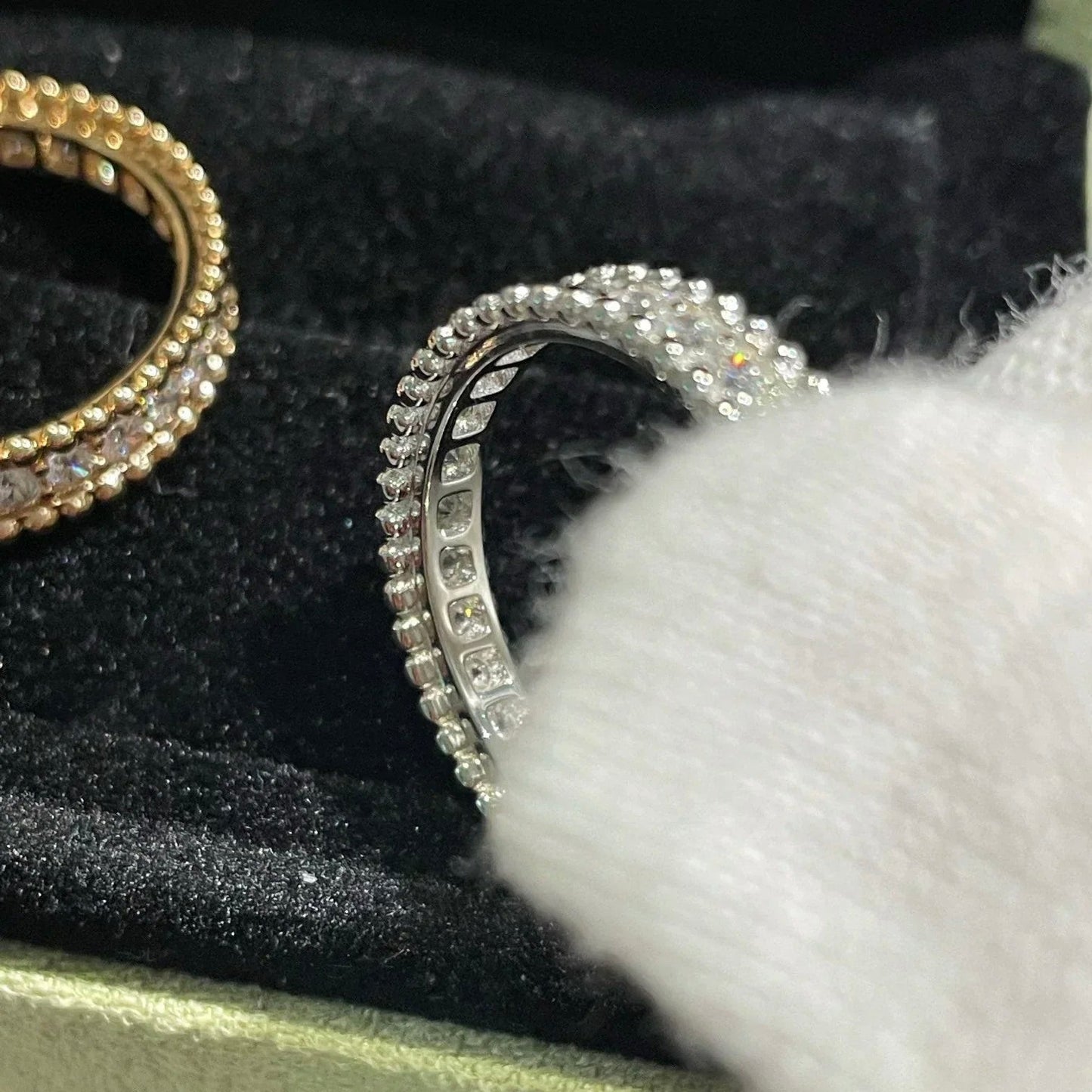 [Vintora]PERLEE DIAMOND ROSE GOLD RING