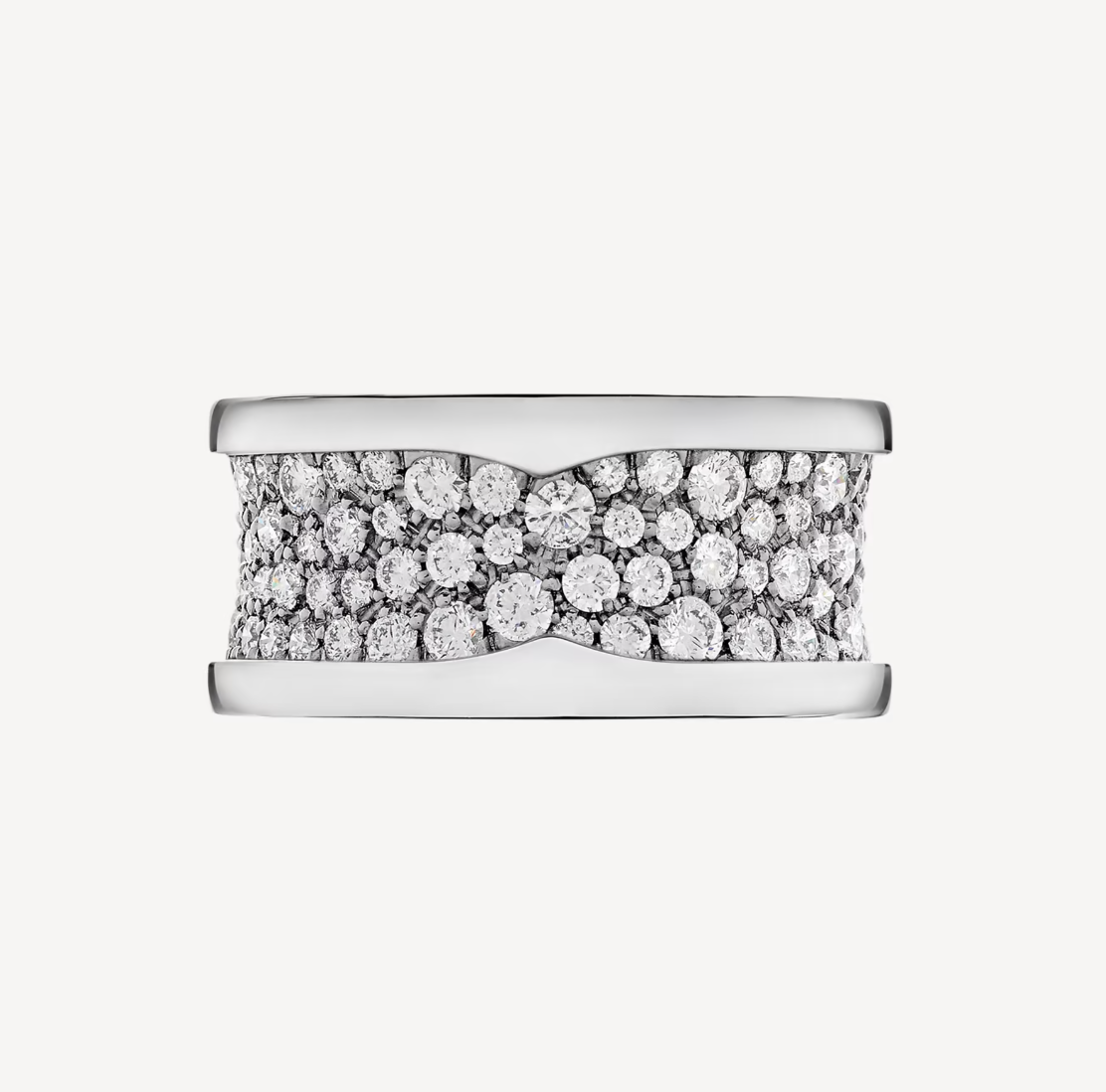 [Vintora]ZERO 1 WITH PAVED DIAMONDS ON THE SPIRAL RING