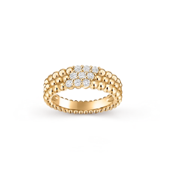 [Vintora]Three-row diamond ring