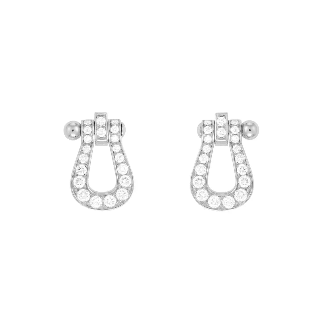 [Vintora]FORCE 10 FULL DIAMOND STUD EARRINGS MINI MODEL