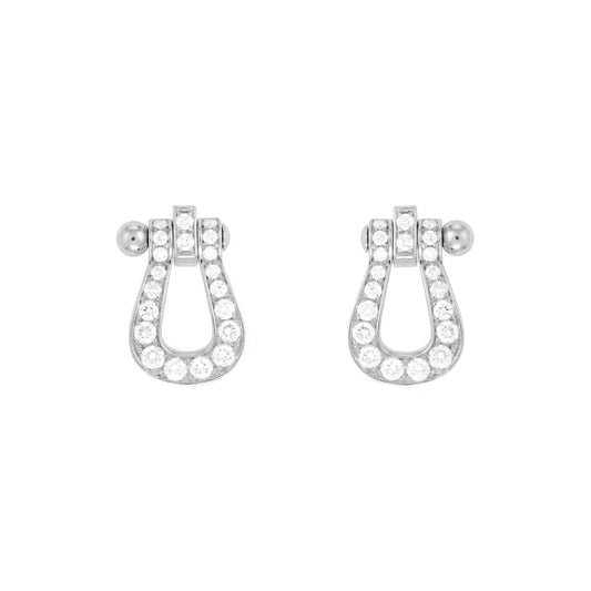 [Vintora]FORCE 10 FULL DIAMOND STUD EARRINGS MINI MODEL