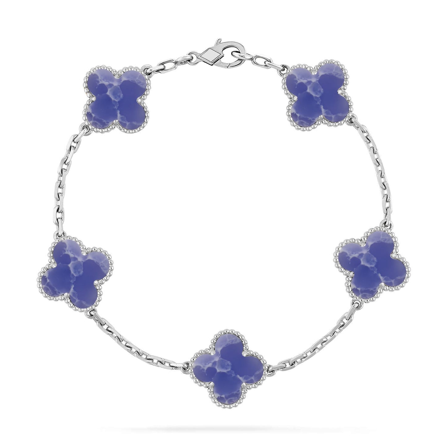 [?Vintora]CLOVER 5 MOTIF BLUE VEINS BRACELET COLLECTION