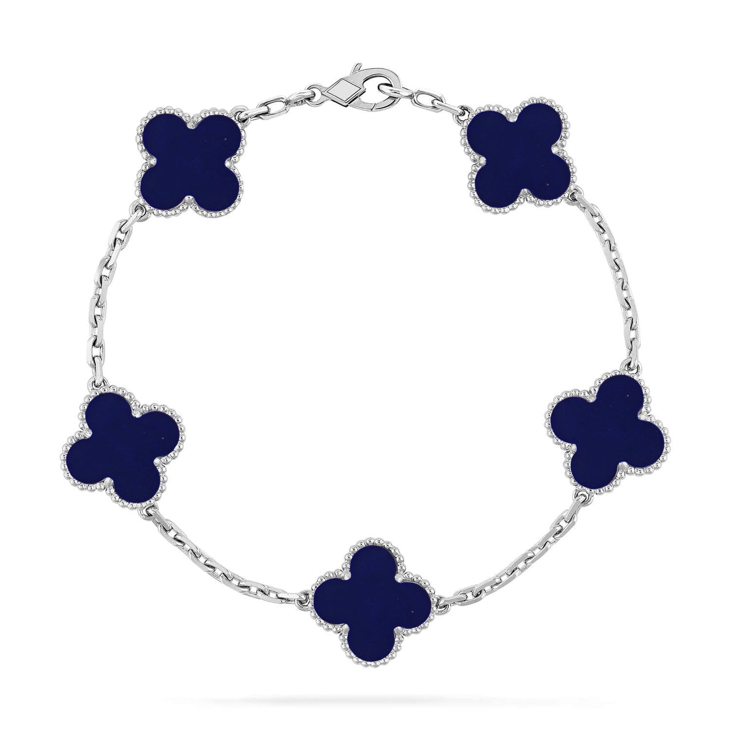 [?Vintora]CLOVER 5 MOTIF LAPIS LAZULI BRACELET COLLECTION