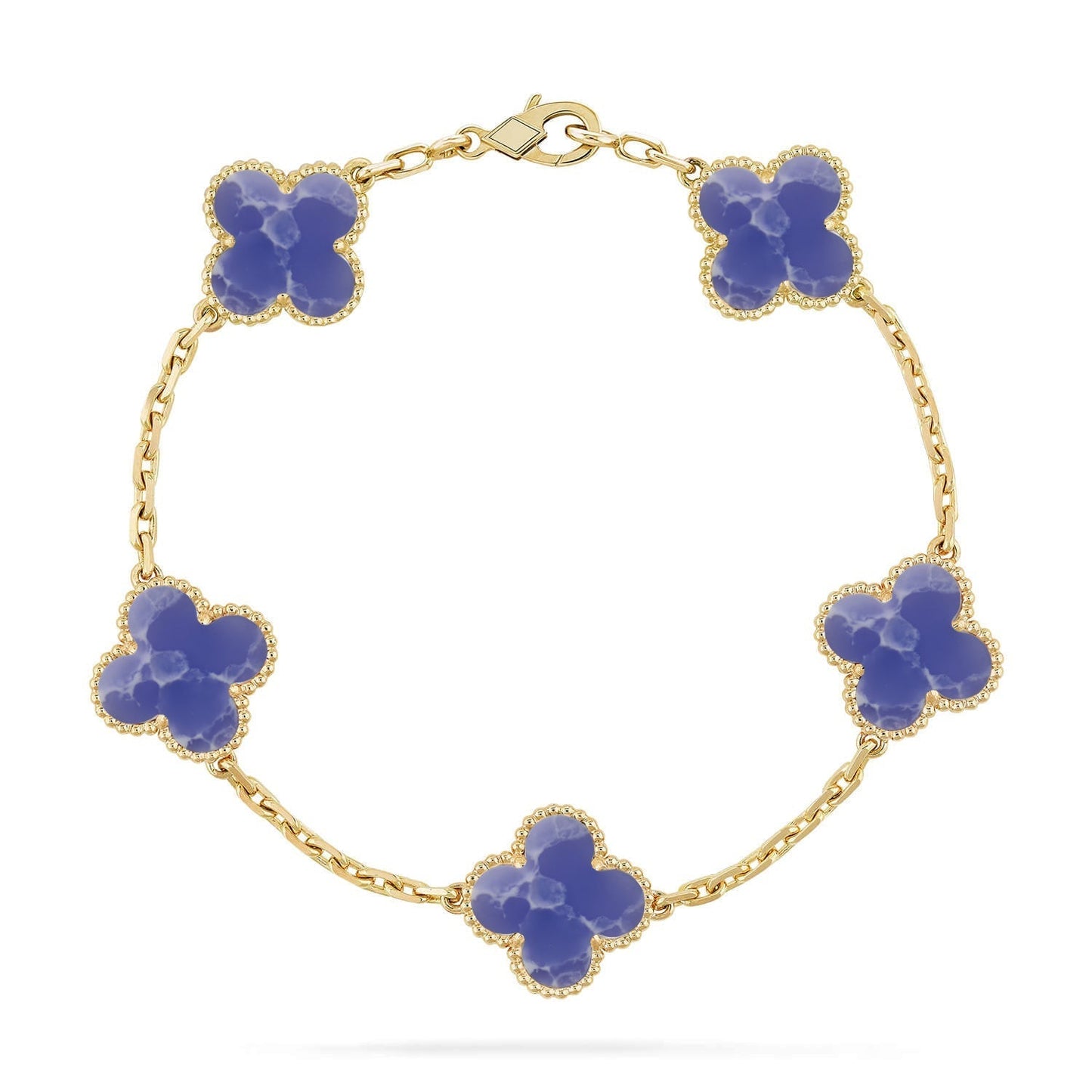[?Vintora]CLOVER 5 MOTIF BLUE VEINS BRACELET COLLECTION