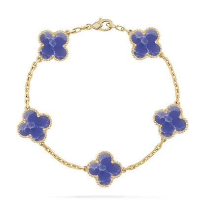 [?Vintora]CLOVER 5 MOTIF BLUE VEINS BRACELET COLLECTION