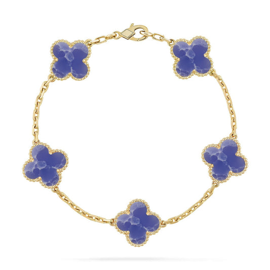 [?Vintora]CLOVER 5 MOTIF BLUE VEINS BRACELET COLLECTION