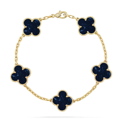 [?Vintora]CLOVER 5 MOTIF PIETERSITE BRACELET COLLECTION