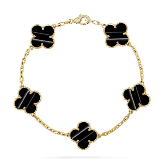 [?Vintora] CLOVER 5 MOTIF PULSAR STONE BRACELET COLLECTION