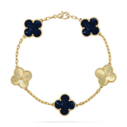 [?Vintora]CLOVER 5 MOTIF PIETERSITE BRACELET COLLECTION