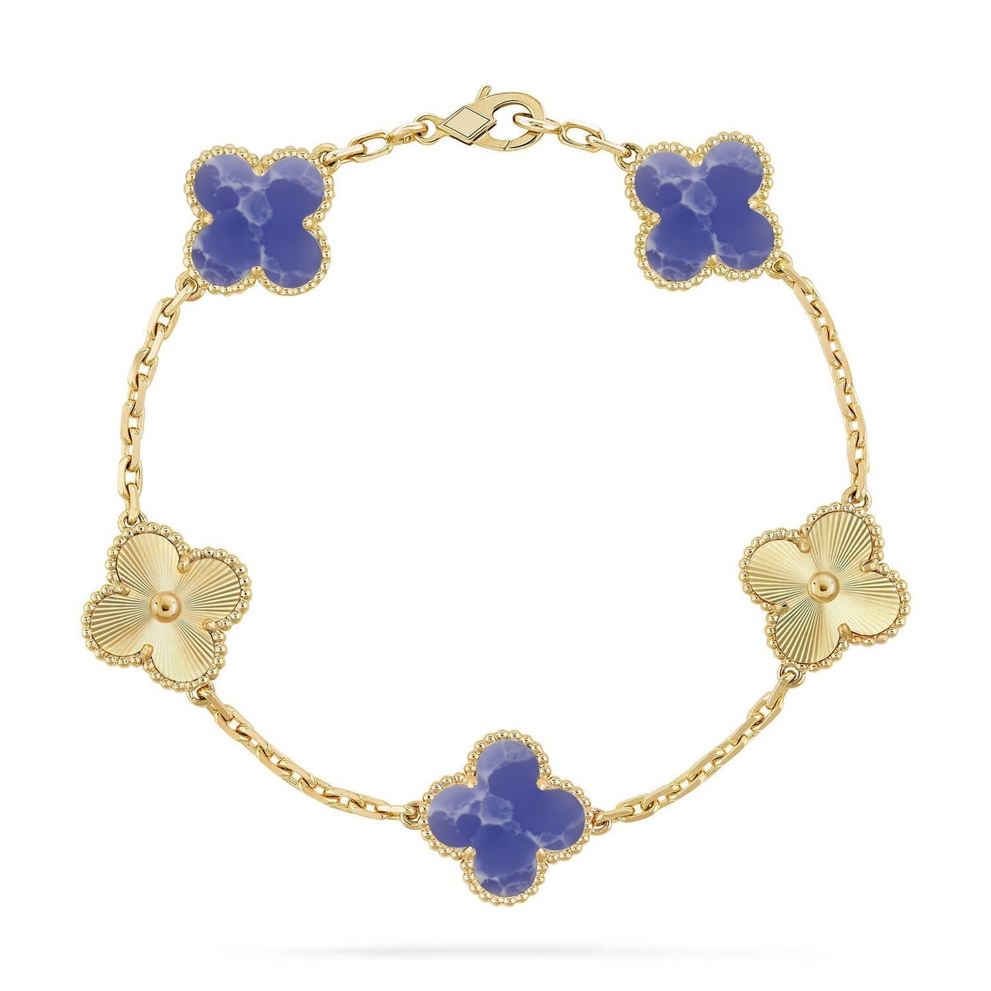 [?Vintora]CLOVER 5 MOTIF BLUE VEINS BRACELET COLLECTION