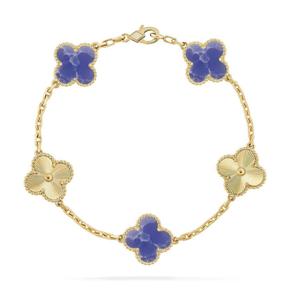 [?Vintora]CLOVER 5 MOTIF BLUE VEINS BRACELET COLLECTION