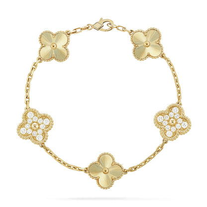 [?Vintora] CLOVER 5 MOTIF LASER BRACELET COLLECTION