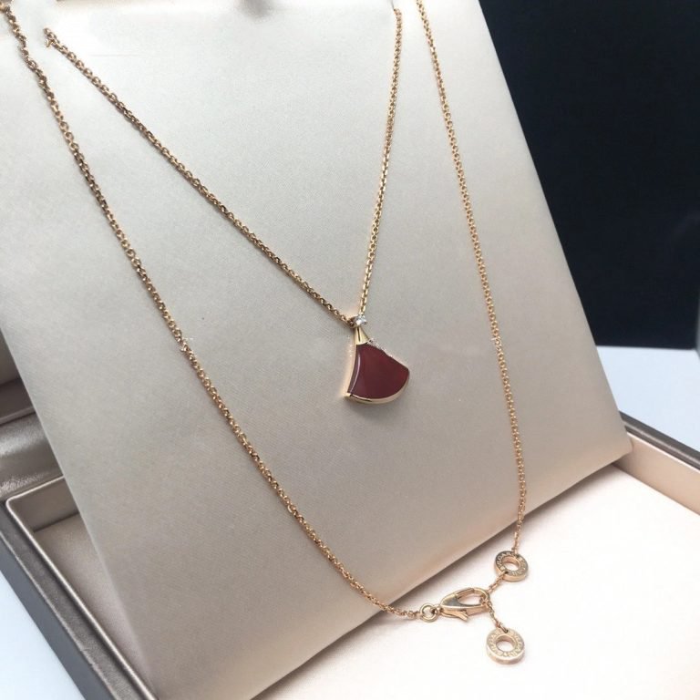 [Vintora]DREAM NECKLACE CARNELIAN 1 DIAMOND