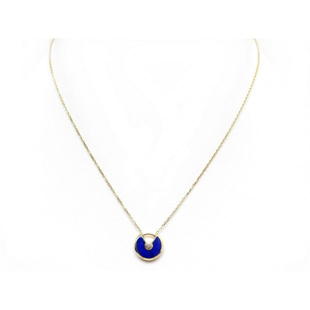 [Vintora]AMULETTE ROSE GOLD AGATE NECKLACE
