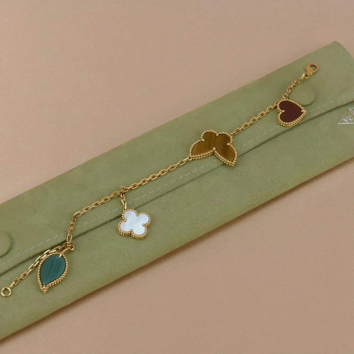 [Vintora]BRACELET 5 MOTIFS OR LUCKY SPRING