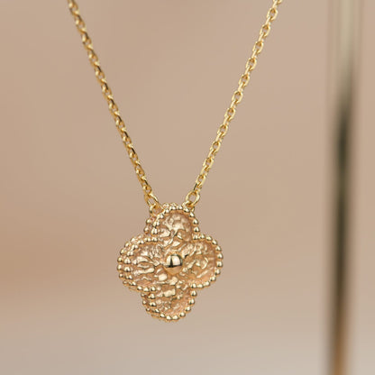 [Vintora]COLLIER DE BRONZAGE TRÈFLE 15 MM
