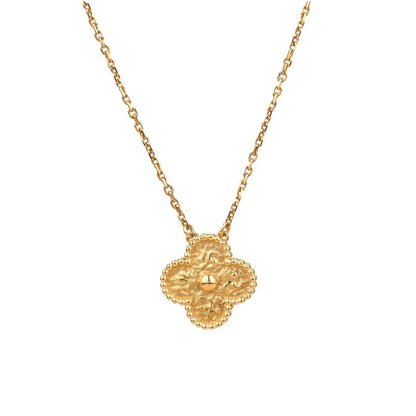 [Vintora]COLLIER DE BRONZAGE TRÈFLE 15 MM