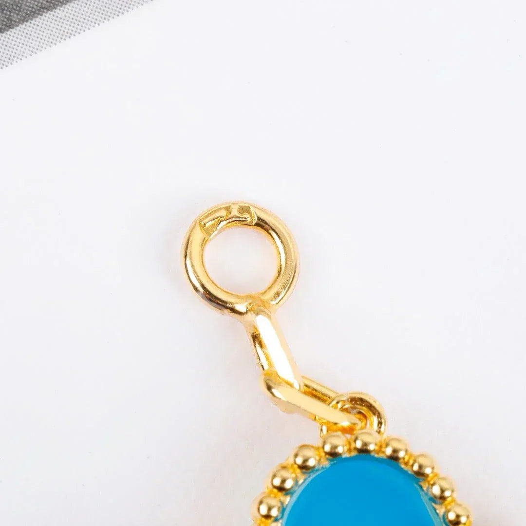 [?Vintora] CLOVER 5 MOTIF TURQUOISE BRACELET COLLECTION