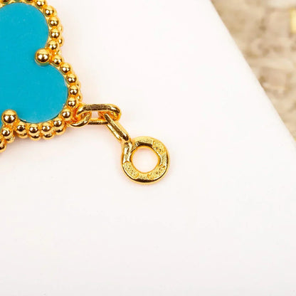 [?Vintora] CLOVER 5 MOTIF TURQUOISE BRACELET COLLECTION