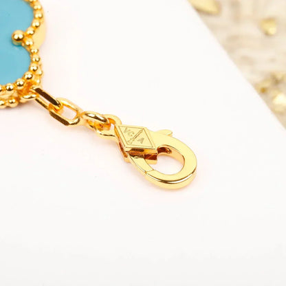 [?Vintora] CLOVER 5 MOTIF TURQUOISE BRACELET COLLECTION