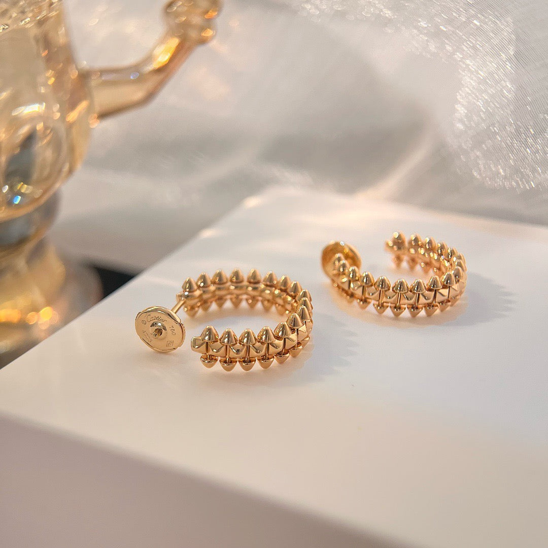 [Vintora]CLASH SMALL HOOP EARRINGS