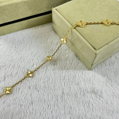 [?Vintora]BRACELET CLOVER 6 MOTIFS EN DIAMANTS