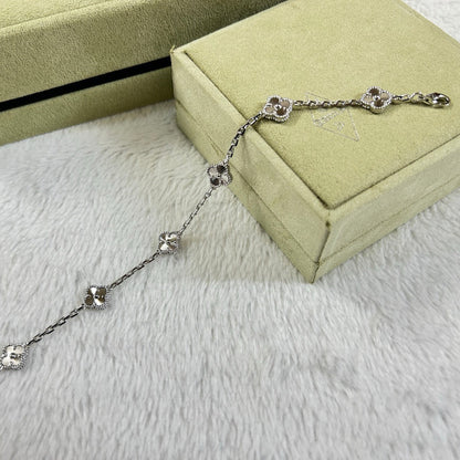 [?Vintora]BRACELET CLOVER 6 MOTIFS EN DIAMANTS