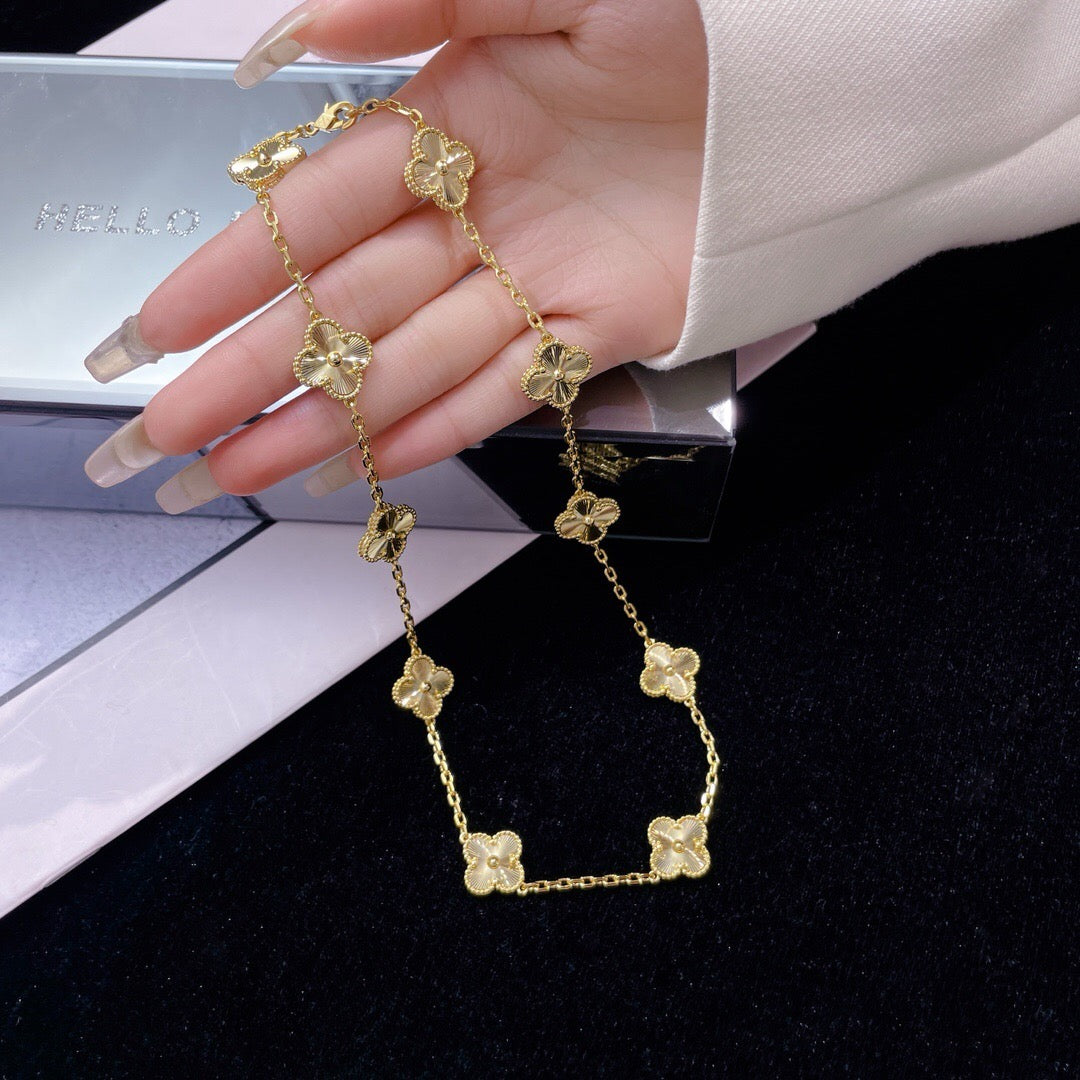 COLLIER LASER CLOVER 10 MOTIFS [Vintora]