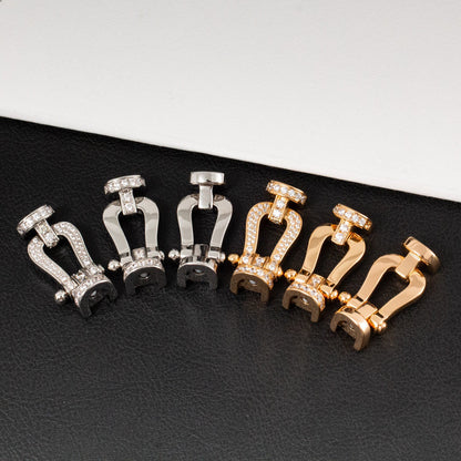 [Vintora]FORCE LARGE HORSESHOE FULL DIAMOND BRACELET ROSE GOLD