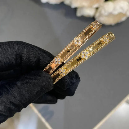 [Vintora]BRACELET CLOVER DIAMANTS 4MM