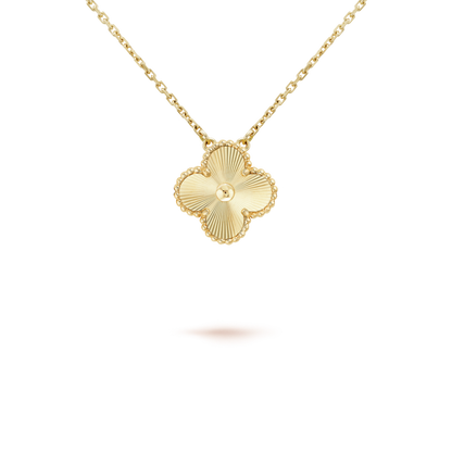[Vintora]CLOVER 15MM LASER NECKLACE AND BOX