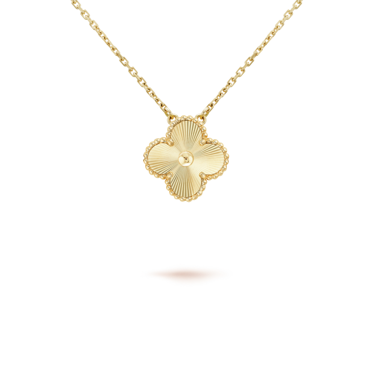 [Vintora]CLOVER 15MM LASER NECKLACE