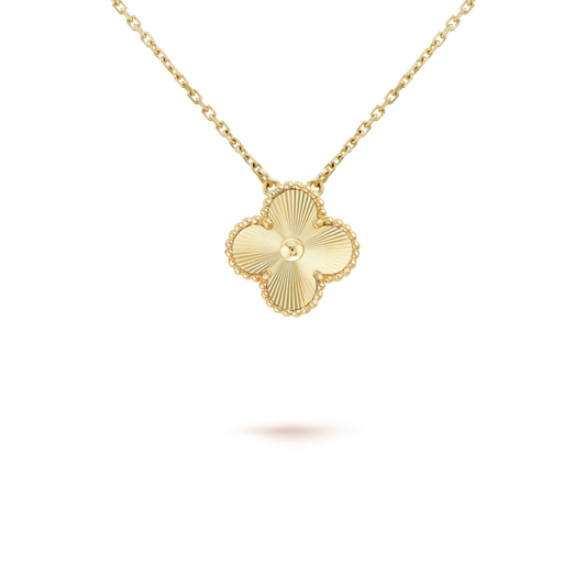 [Vintora]CLOVER 15MM LASER NECKLACE