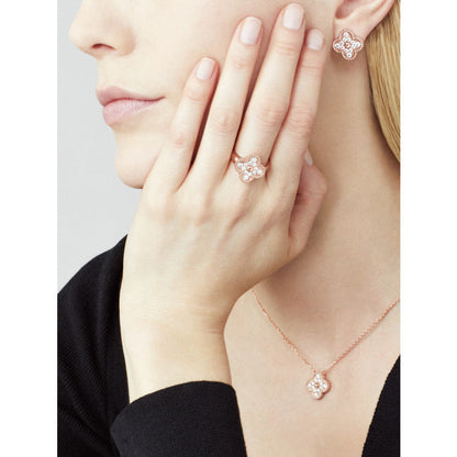 [Vintora]COLLIER FLEUR UNIQUE DIAMANT TRÈFLE 15MM