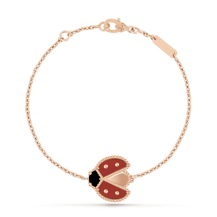 [Vintora]BRACELET LUCKY SPRING 1 MOTIF OR ROSE