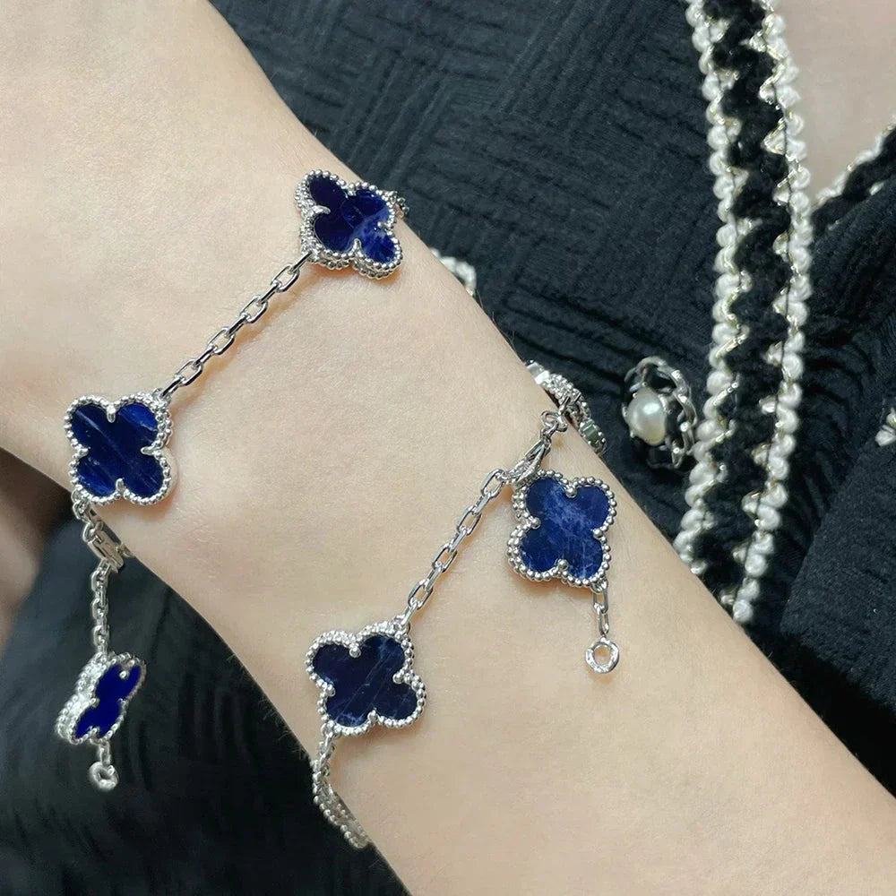 [?Vintora]CLOVER 5 MOTIF PIETERSITE BRACELET COLLECTION